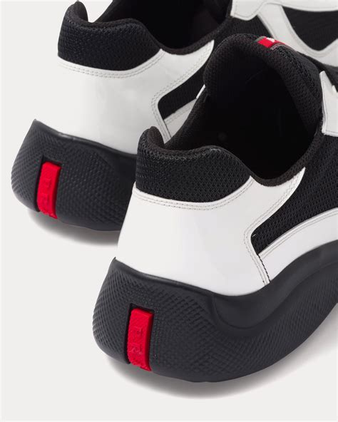 white prada america's cup|Prada America's Cup low top black mesh.